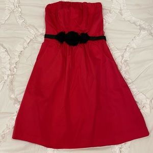 The Limited brand strapless pink dress